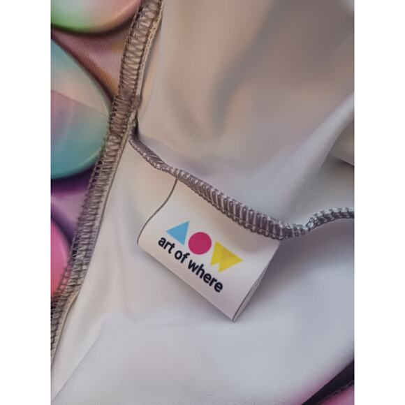 Art of Where Mermaid Fin Scales Leggings Custom Printed Medium - Picture 3 of 9